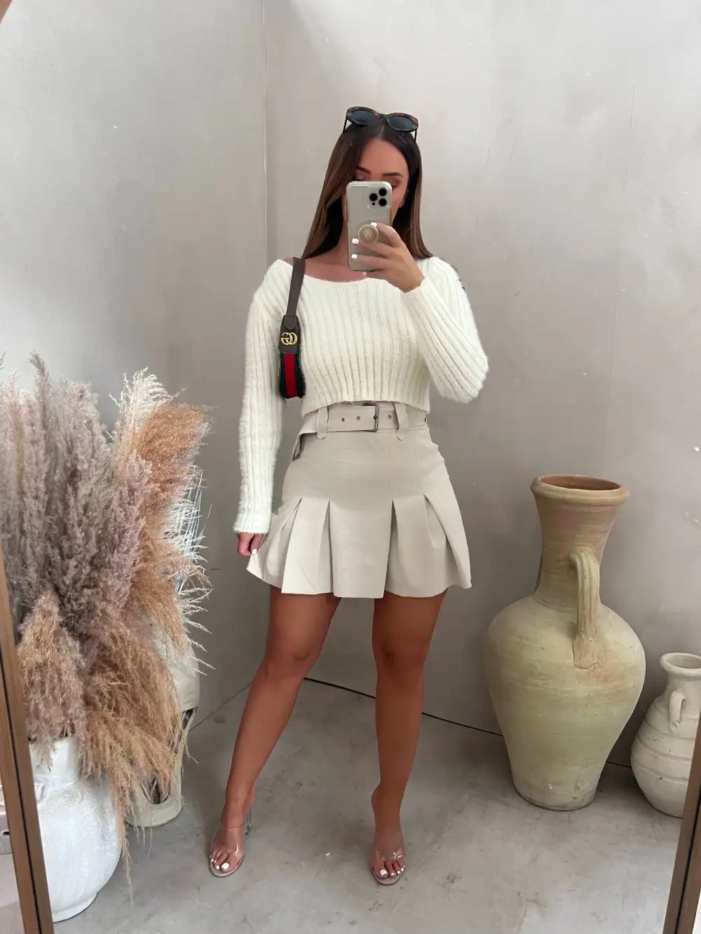 ALICE PLEATED MINI SKIRT
